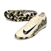 Chuteira Society Nike Zoom Mercurial Vapor 16 Elite TF Bege e Preto